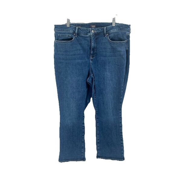 NYDJ Marilyn Straight Jeans Sz 18W Basic Classic Casual Chic - Picture 1 of 6